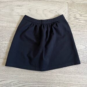 J. Crew Black Mini Skirt (00)